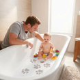 thumbnail image 5 of BlinkLLX 20 Pcs Paw Shaped Non-Slip Bath Appliques Stickers, 5 of 7