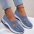 thumbnail image 2 of Women Casual Shoes Walking Sneakers Slip On Shoes Elderly Footwear Breathable Non Slip Soft Sole For Outdoor Daily Wear ,Us Size:8.5, 2 of 4