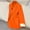 Orange, variant on Blazer for Women Fall Business Fit Work Office Casual Solid Color Lightweight Outwear Three Button Lapel Jacket with Pockets Orange XXL