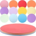 thumbnail image 1 of 200Pcs Decorative Folding Paper Colorful Round Paper DIY Material Students Craft Paper Sheets, 1 of 8