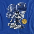 thumbnail image 2 of Power Rangers T-Shirt Blue Ranger Unisex Graphic Tee For Men & Women Royal&nbsp;, 2 of 7