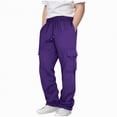 thumbnail image 2 of UAYOTSE Kids Sweatpants for Boys Fashion Casual Elastic Waist Drawstring Workout Long Pants Teen Boys Loose Comfy Active Pants with Pockets,Sizes 13-14 Years, 2 of 6