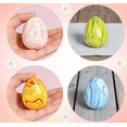 thumbnail image 5 of HIELLFQ Colorful Marbled Easter Egg Fidget Toys Egg Shape Sensory Fidget Toys Fun Easter Basket Stuffers 1.5" Stress Toys Easter Gifts for Teens Adults Orange, 5 of 8