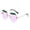 Pink, variant on Fruit Shaped Metal Sunglasses with Hollow Design and UV Protection for Parties Halloween and Outdoor Activities Black