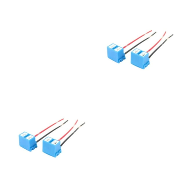 Wisewang Pack of 2 H7 Car Bulb Holder light Socket Connector Replacement Parts 2Set