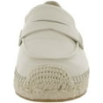 thumbnail image 2 of Sam Edelman Kai Slip On Rounded Toe Cork Detailed Fashion Espadrilles Loafers (Modern Ivory, 10), 2 of 3