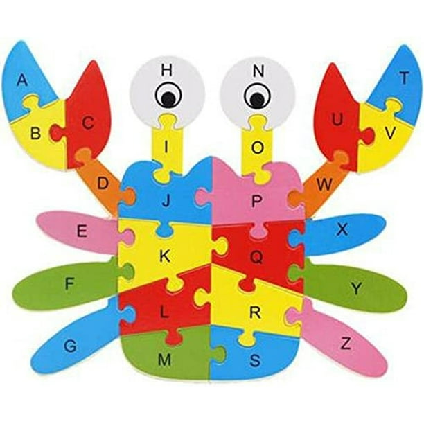 Rompecabezas HUOGUO Lianshi Alphabet 26 letras inglesas