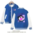 thumbnail image 1 of Sanrios Kuromi-Chaqueta de uniforme de béisbol para niño y niña, abrigo informal de manga larga con estampado Kawaii, ropa de regalo, 1 of 5