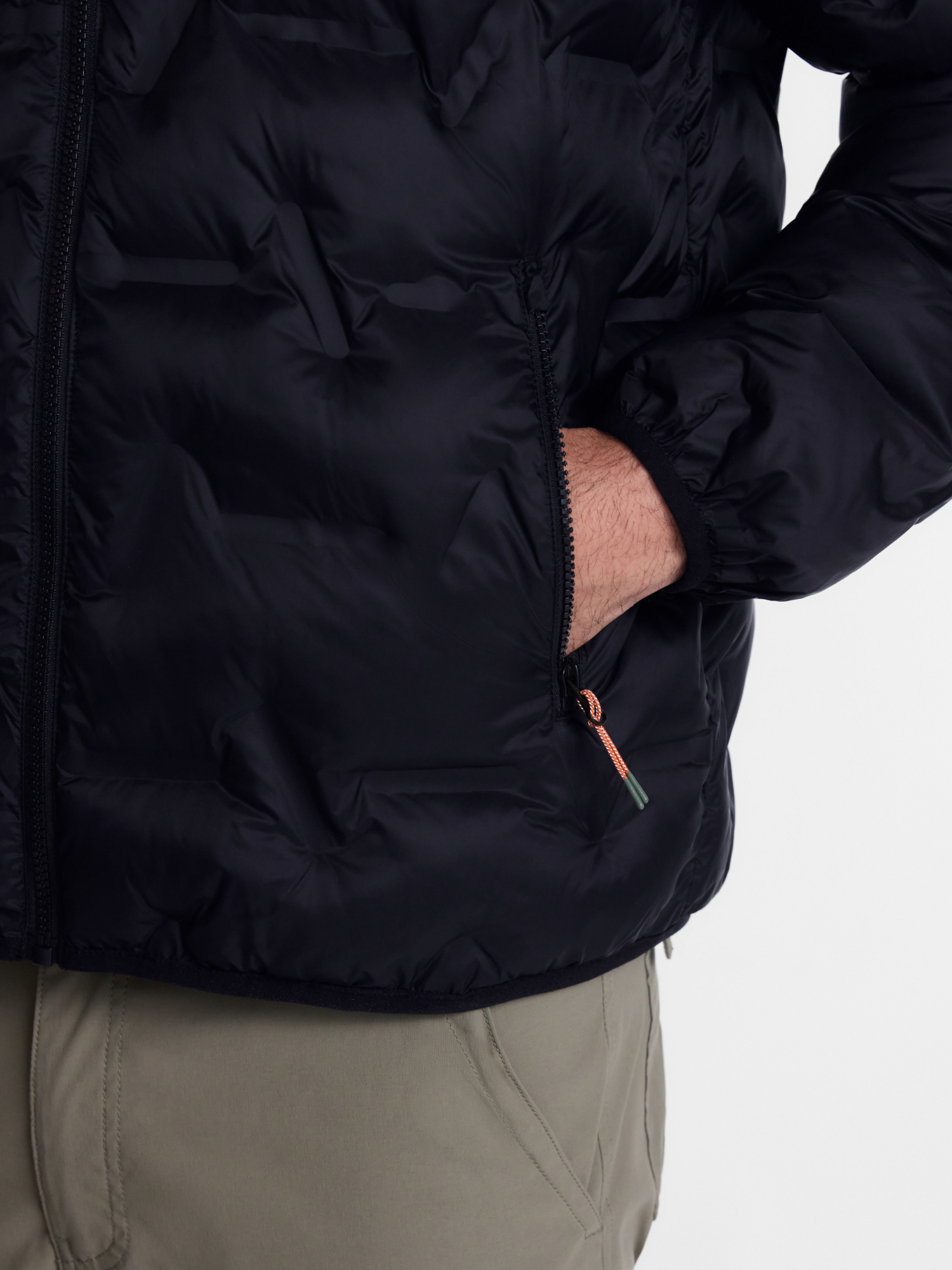 Chaqueta tipo puffer de peso medio de Ozark Trail para hombre y tallas grandes, tallas S-3XL 5