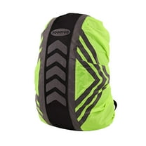 Yucurem Dust Rain Cover Reflective Waterproof Backpack for Climbing Hiking Riding (L)