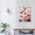 thumbnail image 3 of COMIO Pink Flower Paintings Peony Flower Picture Rose Flower Painting Pink Rose Artwork Flowers Canvas Wall Art Modern Flower Artwork Flower Bloom Pictures Pink Wall Art Canvas for Bedroom, 3 of 4
