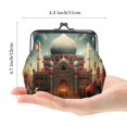 thumbnail image 2 of Fitr Premium Microfiber Coin Purse with Zinc Alloy Jaws - Compact and Stylish for Men - 4.3x4.7 in/11x12 cm - Durable Construction, Ideal for Everyday Use, 2 of 7