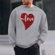 thumbnail image 1 of Ceisia Men Casual Fashion Print Round Neck Pullover Long Sleeve Sweatshirt Gift, 1 of 6