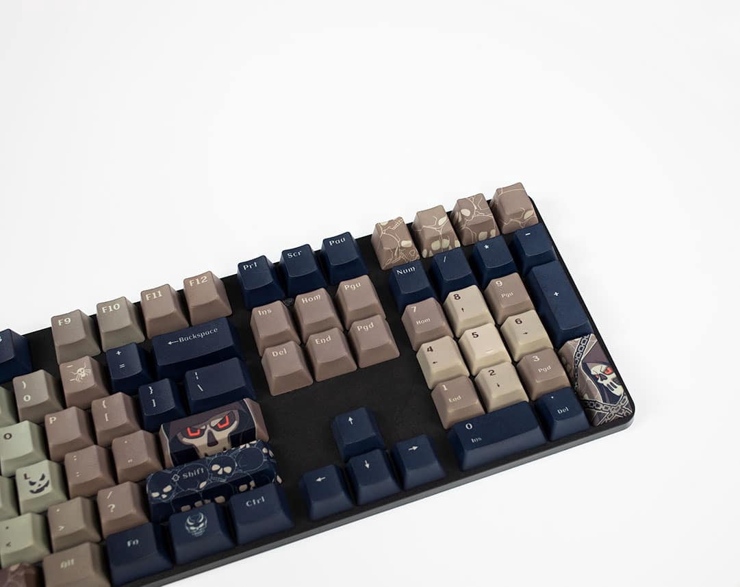 OEM Darkness Awaits - Dye Sublimated PBT Keycaps (108 keycap set)