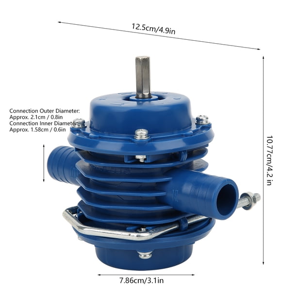 Bomba Centrifugal Portátil de Acero inoxidable Duradero, Bomba de Agua, Lecho de Agua del Tanque de Agua del Acuario para Fregadero