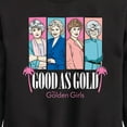 thumbnail image 3 of Golden Girls - Good As Gold Group Blocks - Toddler And Youth Crewneck Fleece Sweatshirt, 3 of 5
