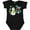 AB-Black, variant on Just Chillin' This Christmas Fun Snowman in Top Hat Boys or Girls Baby Bodysuit