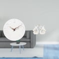 thumbnail image 2 of Reloj de pared con estatua de cisne, escultura de mesa de cisne, figura de cisne de , tablero de fibra de densidad media, cerámica. Adecuado, 2 of 8