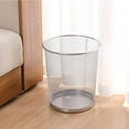 thumbnail image 4 of EIMELIBlack Metal Mesh Trash Can for Bathroom  Bedroom  Office  and Kitchen - Sleek and Durable Waste Basket for Small Spaces Black, 4 of 6