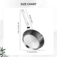 thumbnail image 4 of 1x Egg Pan,Nonstick Skillet,Stainless Steel Small Frying Pan With Multi Layer Bottom For Butter Melting And Omelet Cooking,Compatible With Gas and Induction Stoves,Dishwasher/Oven Safe,6.88",6.88", 4 of 4