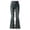 03_Navy, variant on Girls Pants Stylish Stretch Denim Bottom for Girls with Elegant Bow and Lace Trim Flared Fit Comfortable Trousers for Girls 5-16Y 02_Light Blue,9-10 Years