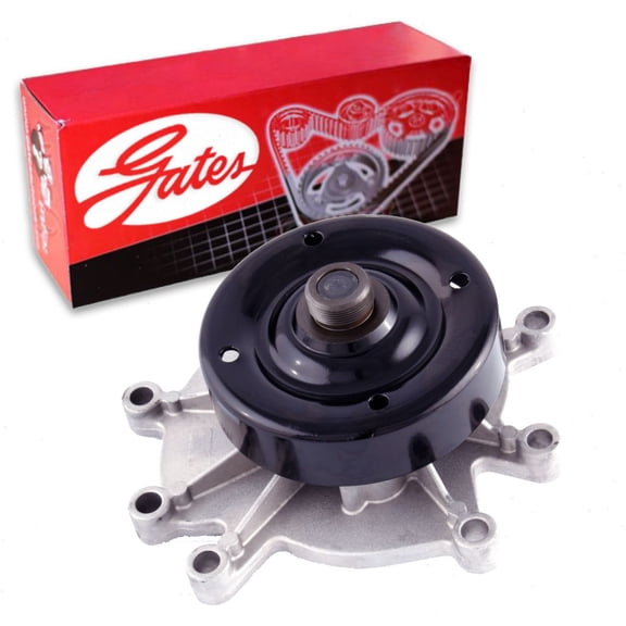 Gates Engine Water Pump compatible with Dodge Ram 1500 3.7L 4.7L V6 V8 2002-2010