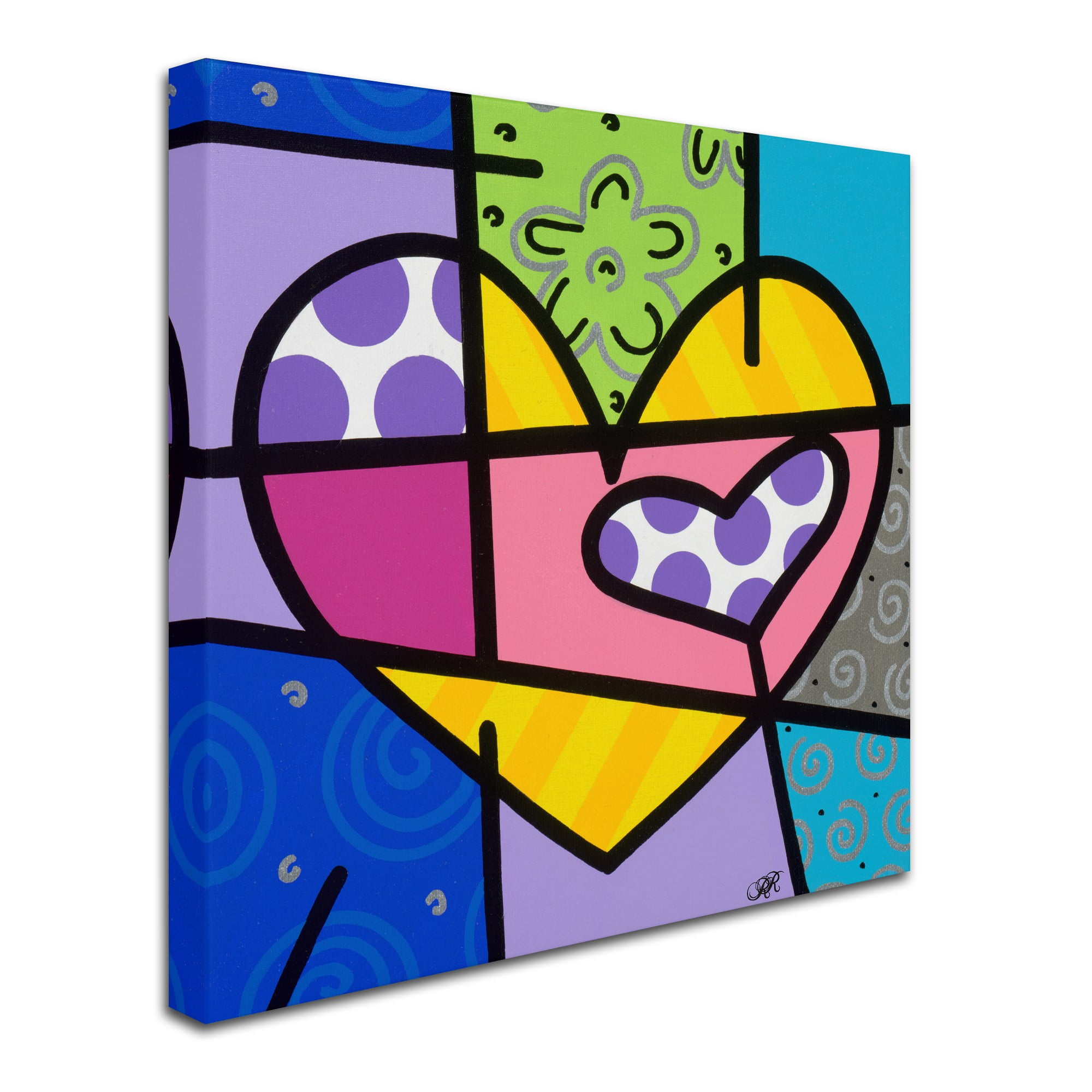 Trademark Fine Art 'Big Heart IV' Canvas Art by Roberto Rafael