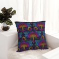 thumbnail image 6 of Pofeuu Mandalas Dragonfly Print Double-sided plush pillowcase Square Throw Pillow Covers Pillows Cover for Living Room Bedroom Sofa Couch Cushion Cover（No pillow core）-20"x20", 6 of 7