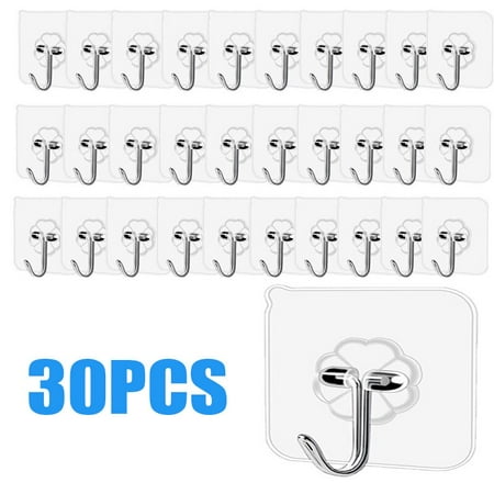 

Strong Self-Adhesive Transparent Wall Hooks Bathroom Accessories Door Hangers Heavy Load Racks Cup Sucker Hooks