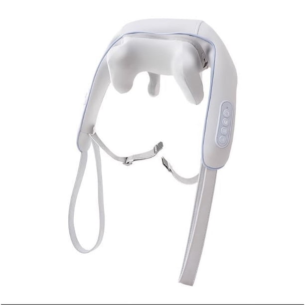 Masajeador de músculos oblicuos cervicales, compresa caliente para hombros, masajeador recargable, chal para cuello, masajeador de cuello, hombros y cuello para el hogar