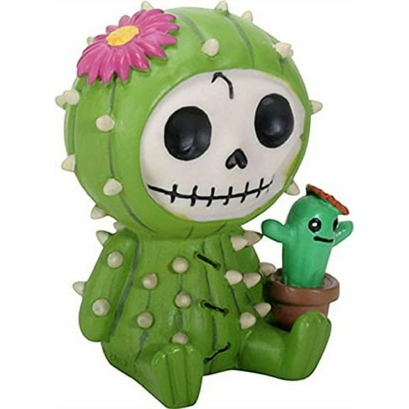 YTC Summit International Furrybones Prickle Skeleton Dressed in Cactus Costume Halloween Figurine New