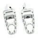 thumbnail image 4 of 2 estriberas de repuesto para motocicleta Yamaha Yzf R6 Tdm 850/900 MT-01 Frente plateado, 4 of 9
