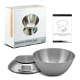 thumbnail image 2 of Etekcity Báscula Digital para Cocina con Bol Removible, 5 kg / 11 lbs, Balanza de Cocina de Acero Inoxidable, Temporizador y Sensor de Temperatura, Pantalla LCD, EK4150, 2 of 9