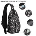 thumbnail image 2 of Crossbody Sling Backpack for Women Men Kawaii Axolotl Shoulder Sling Crossbody Casual Chest Bag for Travel Sports Running Hiking, 2 of 6