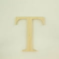 thumbnail image 1 of Package of 1, 8 Inch X 3/4" Thickness Baltic Birch Wood Letter T in The Times New Roman Font, Thick, Upper Case for Art & Craft Project, Made in USA, 1 of 4