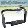thumbnail image 4 of Camera Cage, 3/8inch 16 Threaded Holes Anti Slip Pads Locating Hole Aluminum Video Camera Rig  for Accessory, 4 of 7