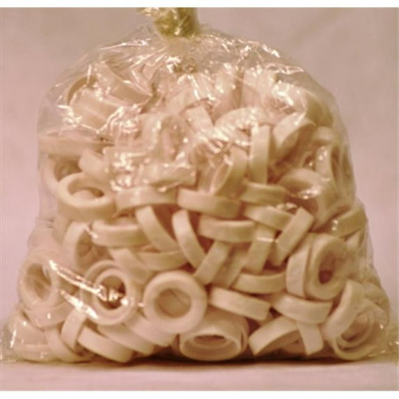 Queens of Christmas WL-ORING-C7W C7 Socket Seal E12 Base Rubber O Ring in White - 200 Bag