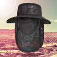 thumbnail image 2 of Sombreros De Protección Solar Sombrero de poliéster anti-UV Sombrero de sol unisex ajustable para deportes al aire libre (rojo vino) Ehuebsd Para Estrenar, 2 of 8