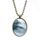 thumbnail image 1 of Bosque de niebla Mountain Sky Cloud Collar Colgante de cadena vintage Colección de joyas colgantes Unbranded M, 1 of 3