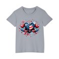 thumbnail image 4 of GERsome Boys Girls Short Sleeve T-Shirts Unisex Kids Crewneck Tee Patriotic Graphic Tees for 4th of July American Flag Shirts, 4-5 Years, 4 of 6