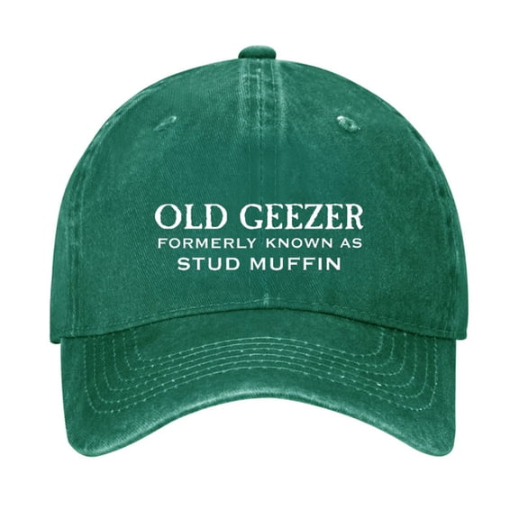 Willtoo Old Geezer Formerly KNOWNS AS Stud Muffin Trucker Hat Running Hats for Women Men's Hats Gifts for Daughter Running