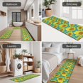 thumbnail image 5 of Blue Yellow Sunflower Pattern Kitchen Rugs Sets Of 3,Kitchen Runner Rugs Non Skid Washable,Decorative Kitchen Floor Mats for Kitchen,Sink,Laundry,17"x30"+ 17"x47" + 17"x59", 5 of 6