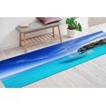 thumbnail image 2 of Easy to Clean Rug, Ocean View Rugs, Pattern Rug, Ocenic Dream Rugs, Modern Rug, Sea View Rug, Cool Rug, Landscape Rugs, Coastal Decor Rugs, 1.7'x2.3' - 50x70 cm, 2 of 7
