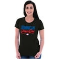 thumbnail image 3 of Dominican Domination Proud Loud DR Womens Slim Fit Graphic Tee Brisco Brands S, 3 of 5