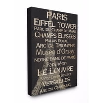 Stupell Paris Landmark Wall Art 24x30