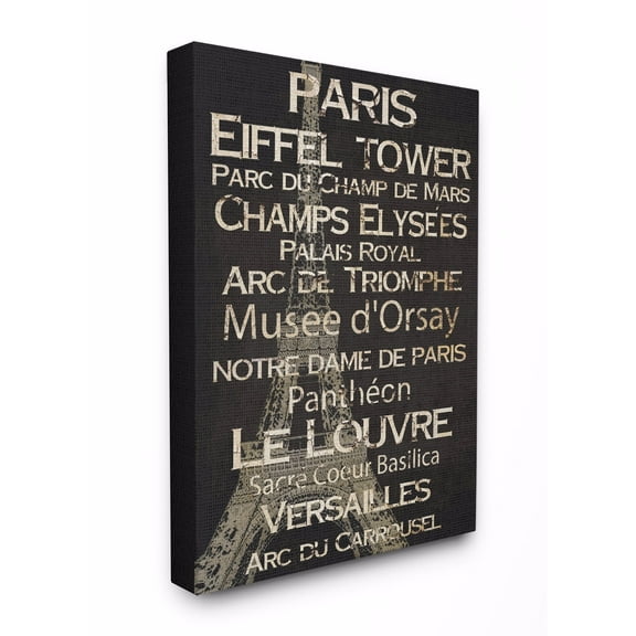 Stupell Paris Landmark Wall Art 24x30