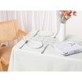 thumbnail image 5 of REGALWOVEN Rustic Tablecloth Cotton Linen Waterproof Table Cover with Tassels Diamond Grey 35"x35", 5 of 5