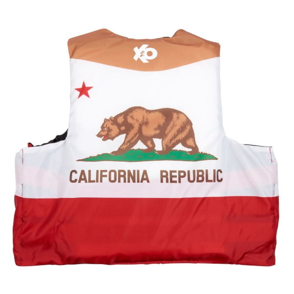 Action 4 Buckle Vest L/XL State Flag CA
