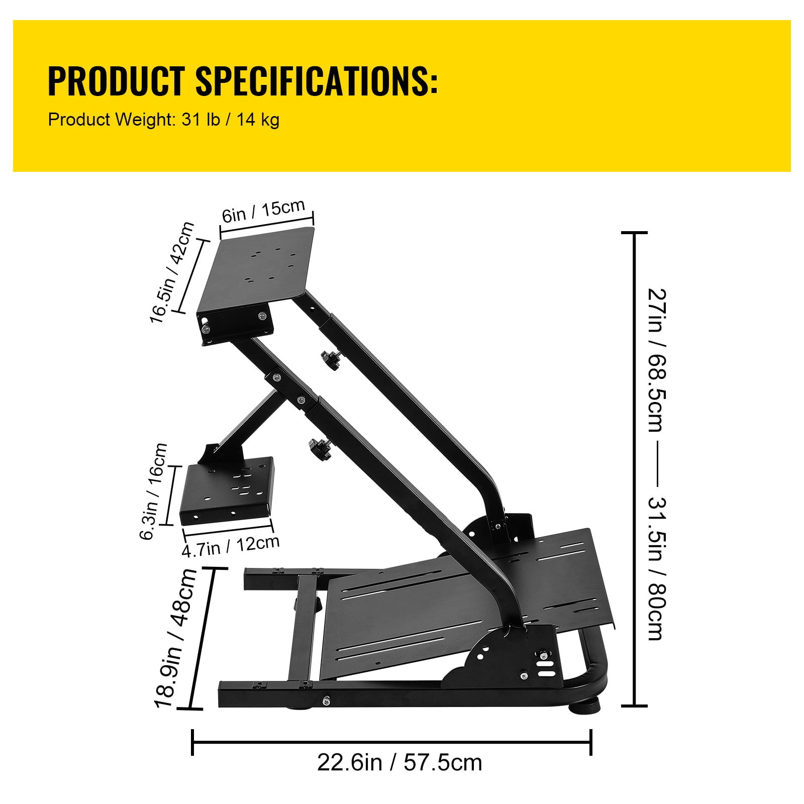 In Stock Small MOQ Handbrake Racing Steering Wheel Stand For G25