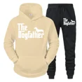 thumbnail image 3 of Nueva marca de moda para amantes de los perros, chándal para hombre "The Dogfather", divertida sudadera con capucha y pantalones con diseño de perro salchicha, conjuntos de dos piezas, ropa para hombr, 3 of 5